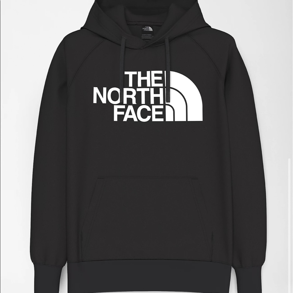 North face logo hoodie